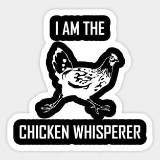 Chicken Whisperer Homesteading Farmer Sticker